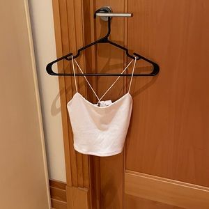 Garage open back tank top